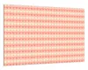 Wallario Wandbild Muster Herzen in beige und rot, Größe: 61 Produktbild-Vorschau 2