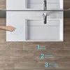 doporro Lavabo Bagno Sospeso Lavabo da Appoggio Anteprima dell’immagine prodotto 2