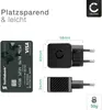 CELLONIC Doppel USB und USB C Ladegerät Netzstecker Produktbild-Vorschau 3