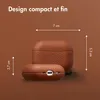 Étui Accezz en cuir véritable pour les Apple AirPods Pro 3 Voir les images du produit 7