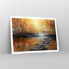 Poster - Poster ohne Rahmen - Bach Park Baum - 100x70 cm - Produktbild-Vorschau 7