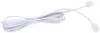 A white coiled telephone cord with two transparent connectors on a white background. Náhled obrázku produktu