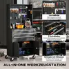 HOMCOM Werkzeugschrank Werkzeugkasten auf Rollen mit Produktbild-Vorschau 4
