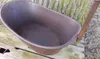Wanne mit Deko-Wasserhahn Eisenbottich Blumentopf Produktbild-Vorschau 3