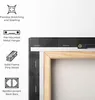 ARTHUB® Leinwandbild 80x120 cm, Black Shade Triangle | Produktbild-Vorschau 5