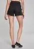 Urban Classics Hotpant Damen Ladies Highwaist Denim Lace Up Produktbild-Vorschau 2