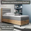 Trinity K-1 Boxspringbett 90x200 mit Bettkasten und Produktbild-Vorschau 5