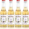 4x Monin Vanille / Vanilla Sirup, 250 ml Flasche Produktbild-Vorschau 1