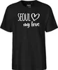 Huuraa Herren T-Shirt Seoul my love M Black Bio Baumwolle Produktbild-Vorschau 2
