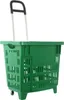 Carrello spesa Cestino con ruote 55L Verde Anteprima dell’immagine prodotto 1