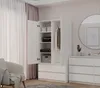 Geräumiger Kleiderschrank MALWA SS-90 mit 2 Schubladen und Produktbild-Vorschau 3