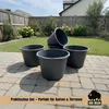 BigDean Blumenkübel XXL 90 Liter 43cm hoch 63cm Durchmesser Produktbild-Vorschau 3