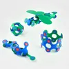 Magnetyczna gra budowlana Clixo - Crew Blue & Green (30 Podgląd zdjęcia produktu 10