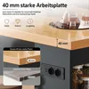 Îlot de cuisine Flieks avec éclairage LED et prise Voir les images du produit 10