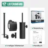 Avalo Toiletten-Zubehörset | 4-teilig Wandmontage Produktbild-Vorschau 9