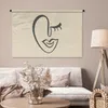 MuchoWow® Wandteppich Wandbehang Frau - Lippen - Abstrakt Produktbild-Vorschau 5