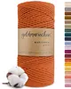 Makramee Garn (Terracotta) 3mm x 100m - 100% Baumwolle Produktbild-Vorschau 1