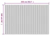 vidaXL Paravent Schwarz Breite 250 cm Höhe 165 cm Bambus Produktbild-Vorschau 8