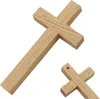 Dubový dřevěný kříž na zavěšení na zeď 18x9cm Náhled obrázku produktu 1
