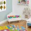 Cassapanca per bambini Relaxdays, motivo a nuvole, A x L x Anteprima dell’immagine prodotto 3