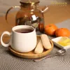 Tazza Wilmax da 400 ml in porcellana bianca per caffè e tè Anteprima dell’immagine prodotto 8