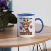 My blood type is coffee Tasse Blau lustiger Spruch Kaffee Produktbild-Vorschau 4