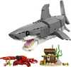 LEGO Creator 3-in-1-Set Wilder Hai mit Schatztruhe - Produktbild-Vorschau 4
