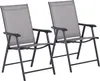 Outsunny Klappstuhl mit Armlehne 2er Set Campingstuhl Produktbild-Vorschau 1
