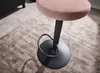 Tabouret de bar en velours rose sans dossier 58 - 79 cm, Voir les images du produit 4