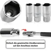 Zündkerzenschlüssel Satz 4-TLG universal PKW Motorrad Produktbild-Vorschau 7