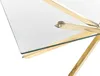 BELIANI Esstisch Transparent Sicherheitsglas und Stahl 160 Produktbild-Vorschau 4