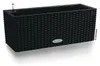 LECHUZA Bac à plantes BALCONERA Cottage 50 noir graphite | Voir les images du produit 1