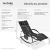 Chaise longue TAYA ergonomique avec fonction de balancement Voir les images du produit 6