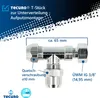 tecuro T-Stück 3/8 Zoll / Ø 10 mm Abzweigverteiler für Produktbild-Vorschau 3