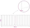 vidaXL Raseneinfassung 10 m x 20 cm Verzinkter Stahl Silber Produktbild-Vorschau 7