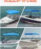 SucceBuy Bimini Top Bootsverdeck Sonnenschutz Blau 4 Bögen Produktbild-Vorschau 6