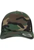 Cappello Trucker Camo, woodcamo/nero Anteprima dell’immagine prodotto 4
