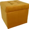 mg designová čalouněná stolička, 45x45 cm, barva zlatá - Náhled obrázku produktu 1