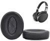 A product shot of replacement ear pads and a pair of headphones. Voir les images du produit
