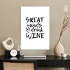 MuchoWow® Poster Weinzitat "Große Geister trinken Wein" mit Produktbild-Vorschau 3