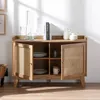 2-türiges Sideboard aus Rattangeflecht, B 110 cm – PALMO Produktbild-Vorschau 3