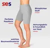 SES Kurze Radlerhose Damen 2er Pack schwarz/grau 44/46 aus Produktbild-Vorschau 2