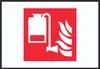 Tragbare Schaumlösch-Einheit Symbol Schild A5 Rückseite Produktbild-Vorschau 1