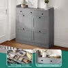 YITAHOME Schmaler Schuhschrank mit 4 Klapptüren & 3 Produktbild-Vorschau 5
