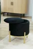 Tabouret JASTRIAN élégant avec espace de rangement - noir / Voir les images du produit 2