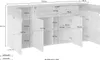 Credenza Rimini cassettiera 4 ante 180x40x86cm senza Anteprima dell’immagine prodotto 4