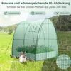 COSTWAY Gewächshaus mit Abdeckung, Rolltür, Fenster, Produktbild-Vorschau 3