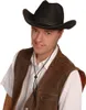 Chapeau de cowboy noir pour adultes taille unique Voir les images du produit 4