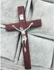 Dřevěný kříž na stěně 12cm světlo Náhled obrázku produktu 7