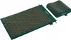A green acupressure mat and pillow set with gold-colored spikes, displayed on a white background. Náhľad obrázku produktu